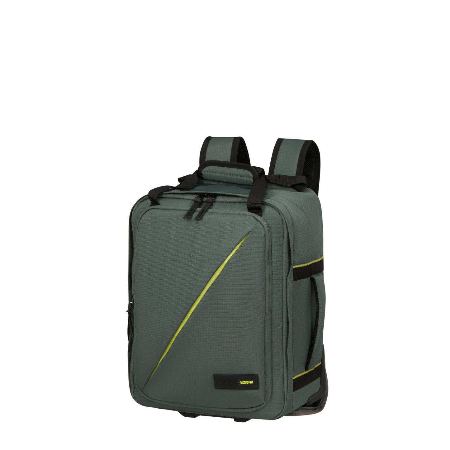 American Tourister Take2Cabin Backpack/Wheels MS dark forest