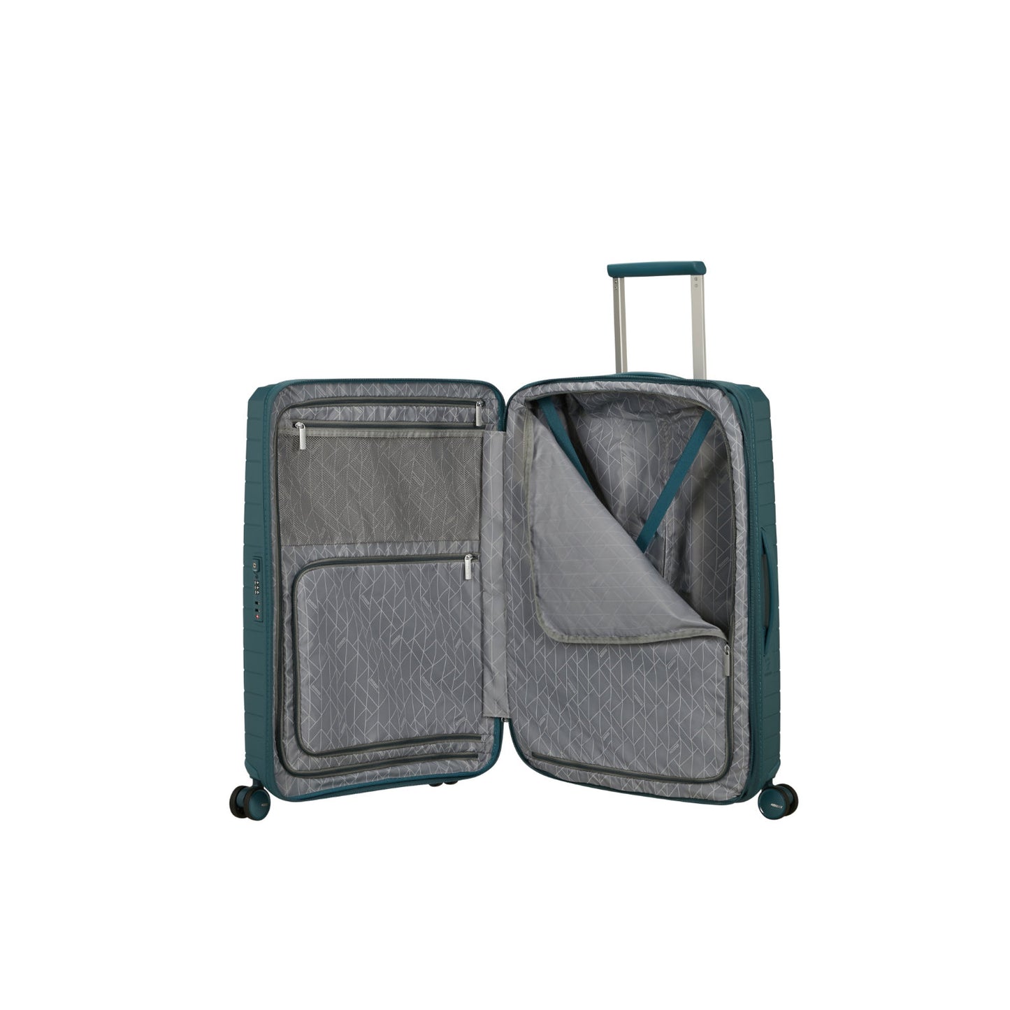 American Tourister Fastforward Spinner 68/25 TSA Expandable totally teal