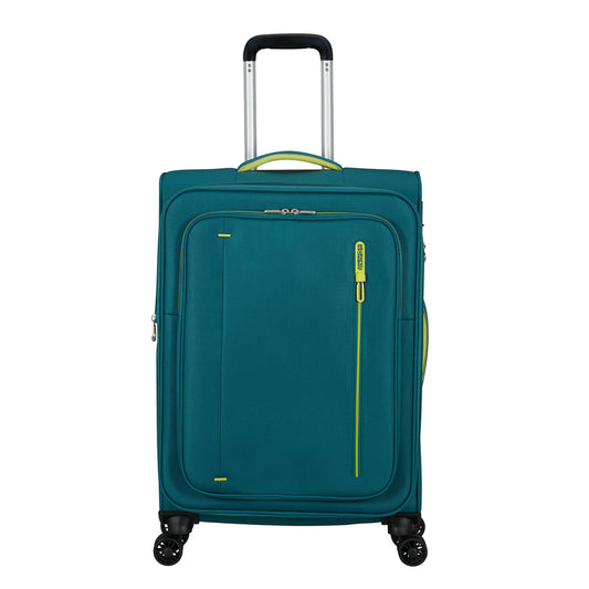 American Tourister Cloudrider  Spinner M Expandable TSA misty teal