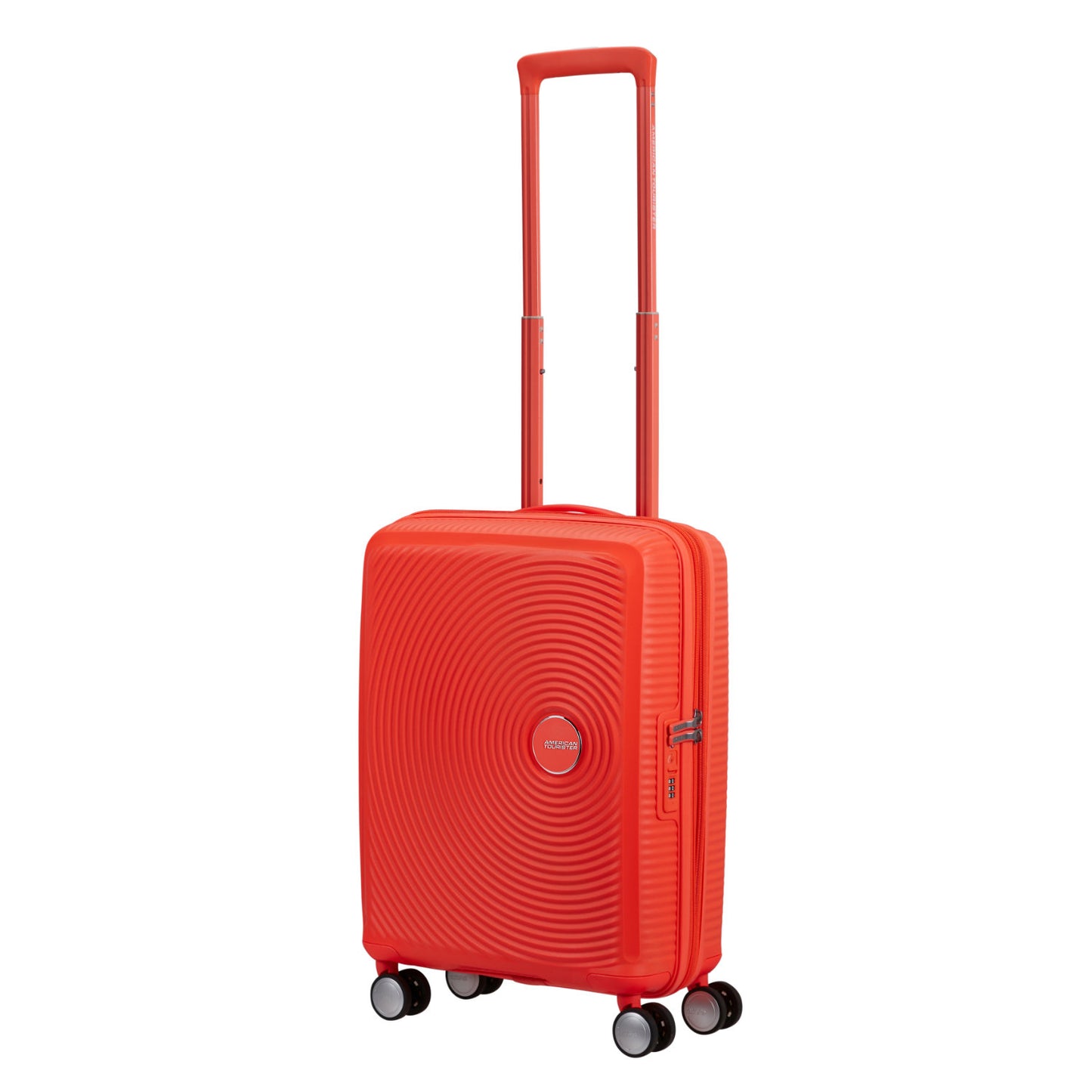 American Tourister Soundbox Spinner 55/20 TSA Expandable neon orange