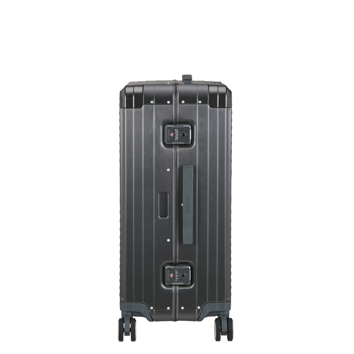 American Tourister Soundbox Alu Spinner 68/25 TSA brushed anthracite