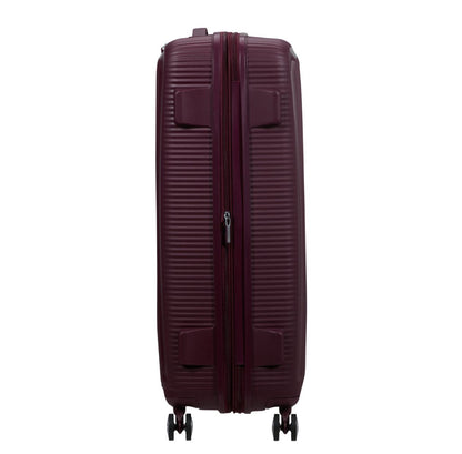 American Tourister Soundbox Spinner 77/28 TSA Expandable wild cherry