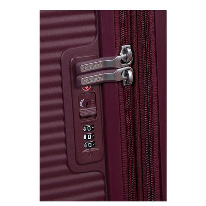 American Tourister Soundbox Spinner 67/24 TSA Expandable wild cherry