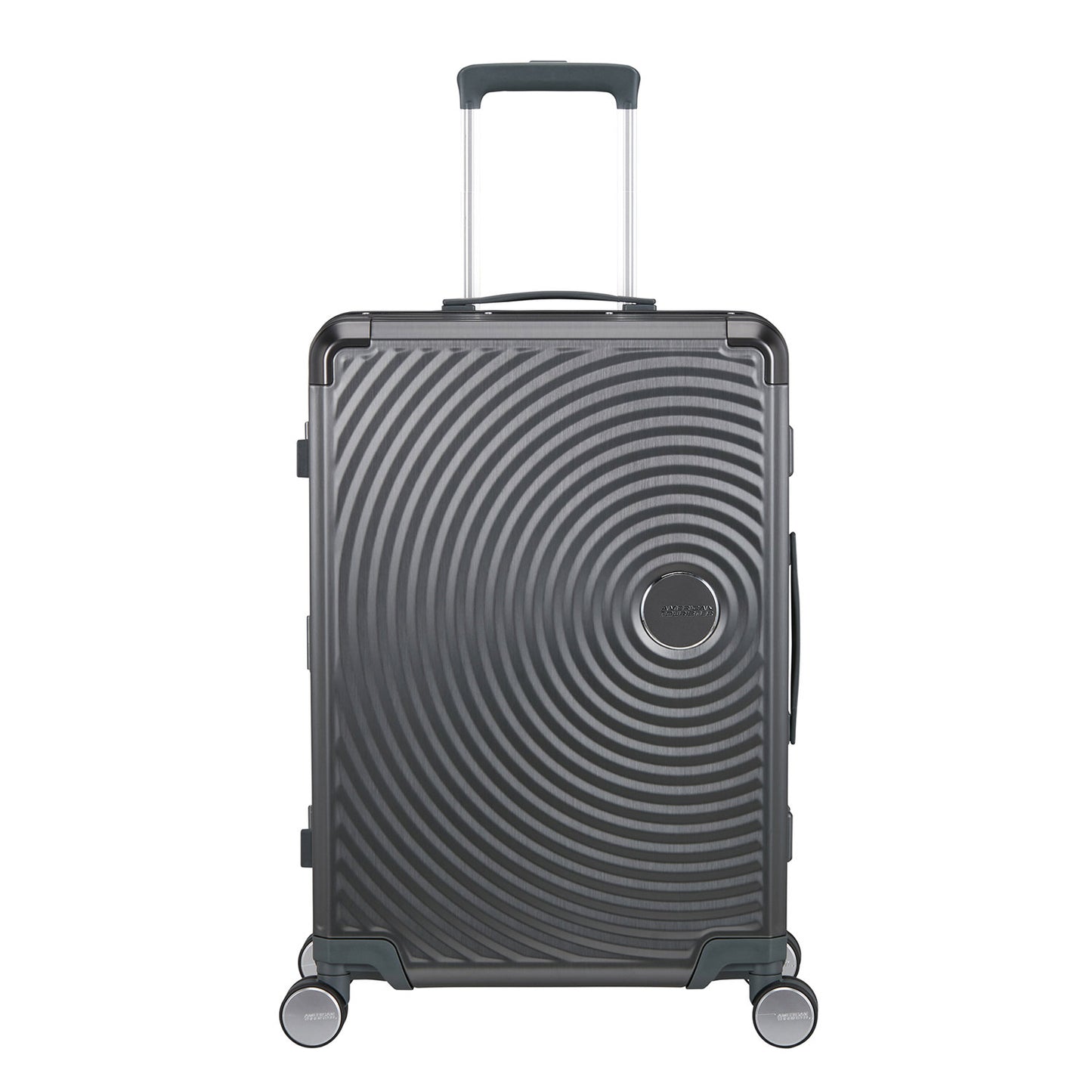 American Tourister Soundbox Alu Spinner 68/25 TSA brushed anthracite