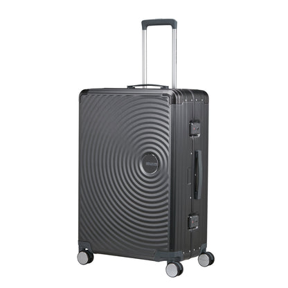 American Tourister Soundbox Alu Spinner 77/28 TSA brushed anthracite