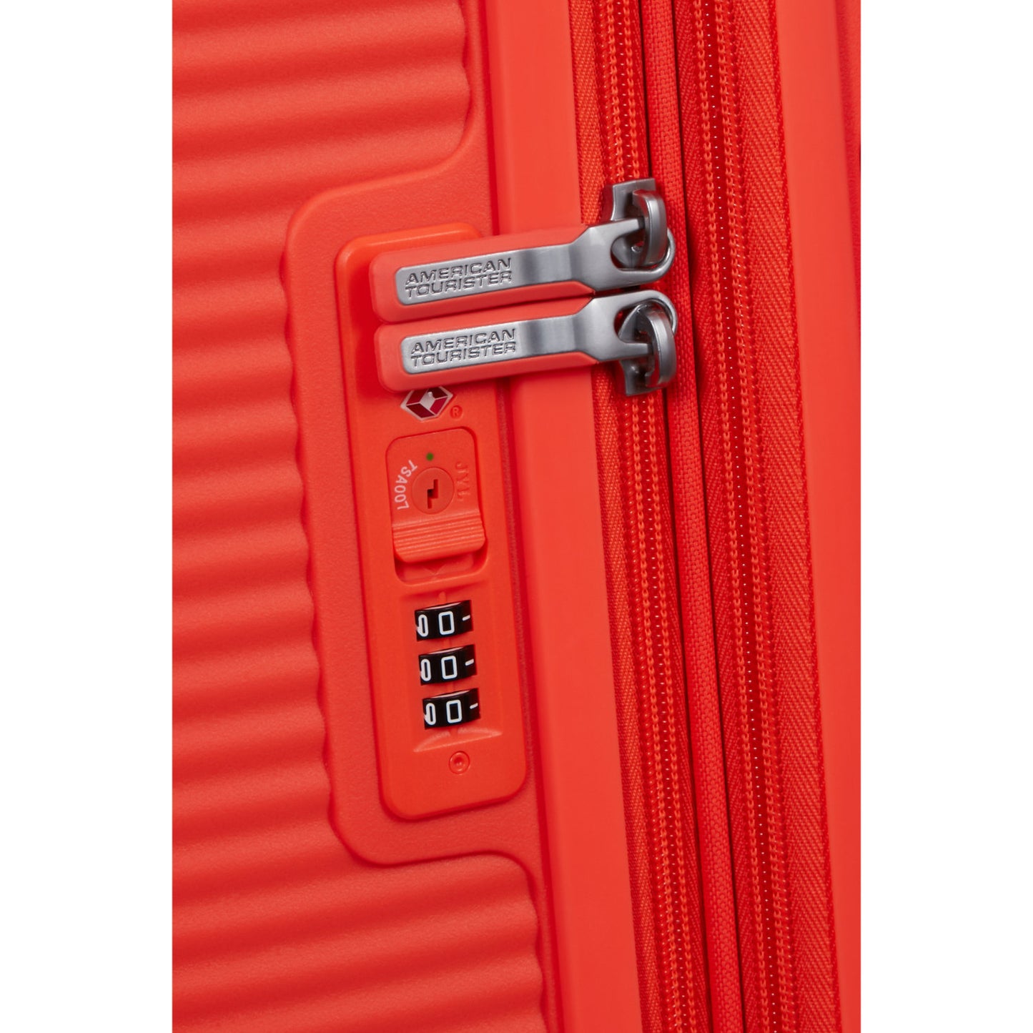 American Tourister Soundbox Spinner 67/24 TSA Expandable neon orange