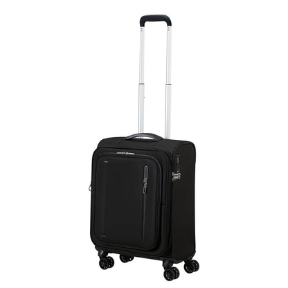 American Tourister Cloudrider  Spinner S Expandable TSA jet black