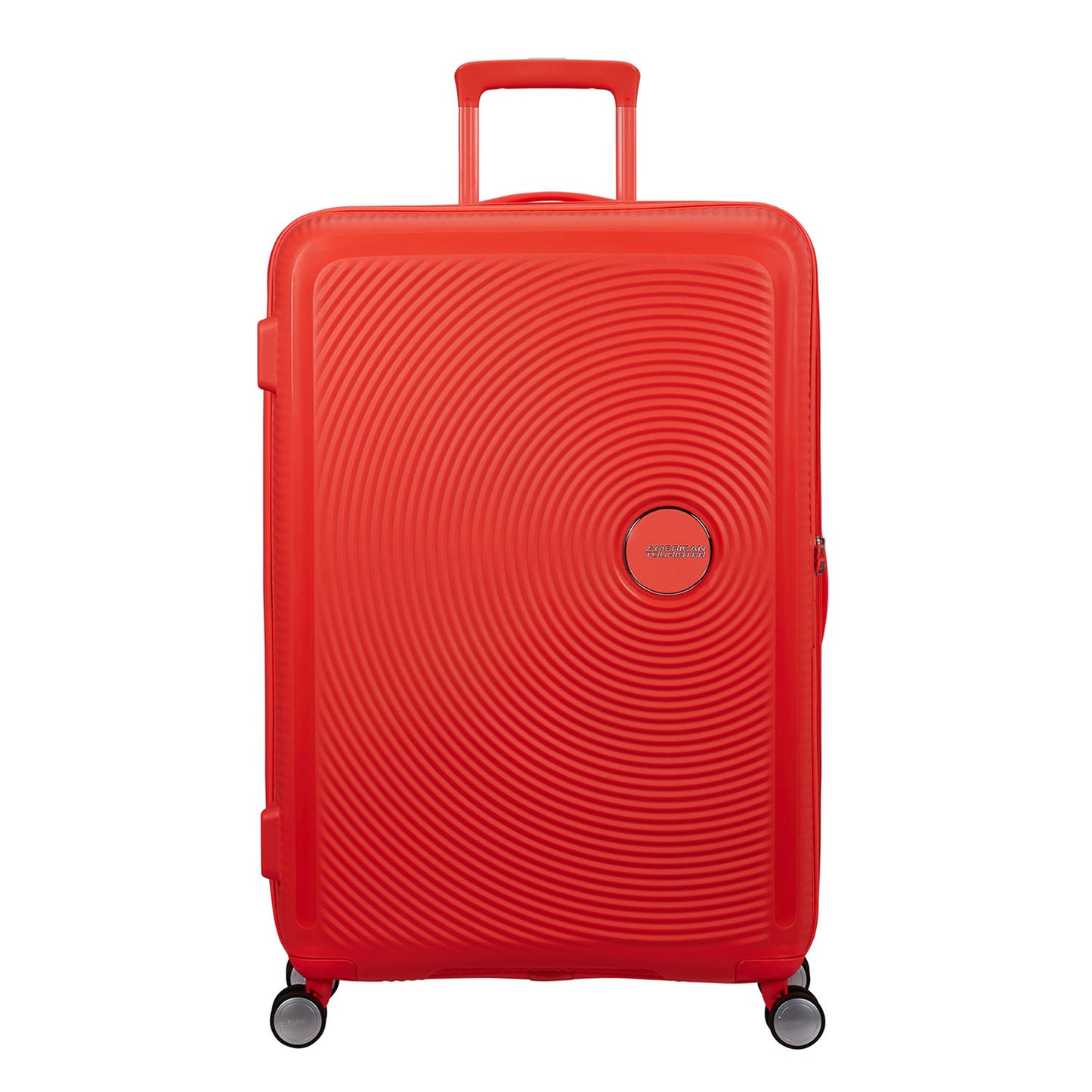 American Tourister Soundbox Spinner 77/28 TSA Expandable neon orange