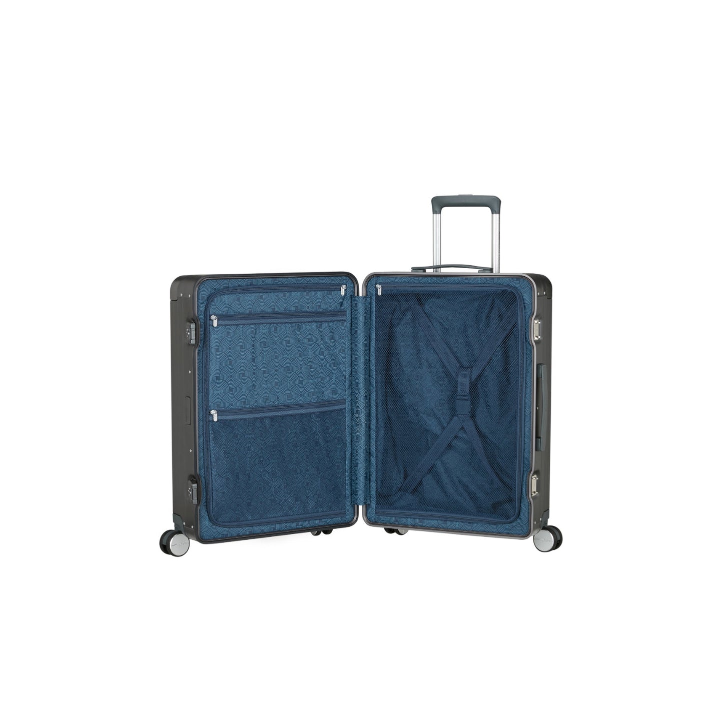 American Tourister Soundbox Alu Spinner 68/25 TSA brushed anthracite