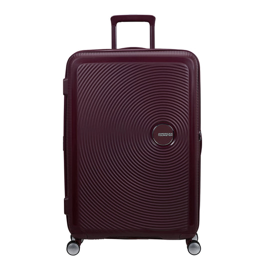 American Tourister Soundbox Spinner 77/28 TSA Expandable wild cherry