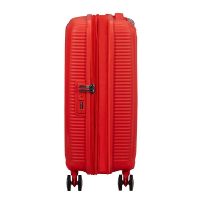 American Tourister Soundbox Spinner 55/20 TSA Expandable neon orange