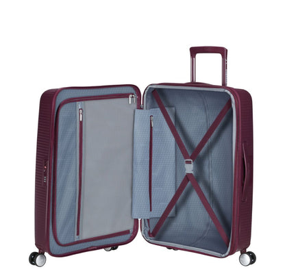 American Tourister Soundbox Spinner 67/24 TSA Expandable wild cherry