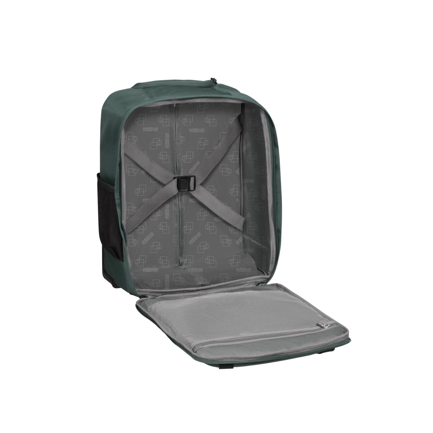 American Tourister Take2Cabin Backpack/Wheels MS dark forest