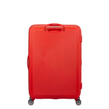 American Tourister Soundbox Spinner 77/28 TSA Expandable neon orange