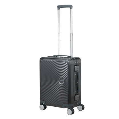 American Tourister Soundbox Alu Spinner 55/20 TSA brushed anthracite