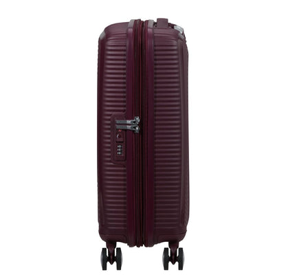 American Tourister Soundbox Spinner 55/20 TSA Expandable wild cherry
