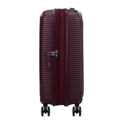 American Tourister Soundbox Spinner 55/20 TSA Expandable wild cherry