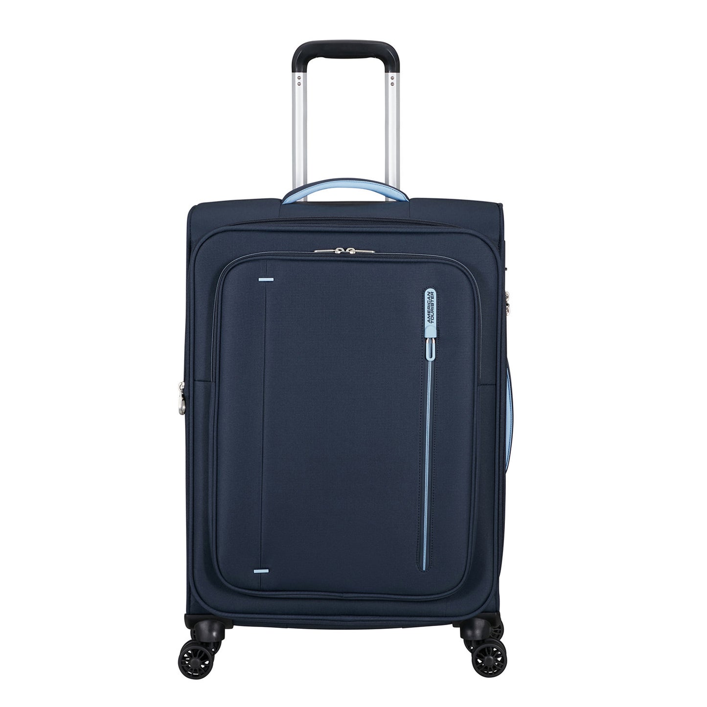 American Tourister Cloudrider  Spinner M Expandable TSA sky navy
