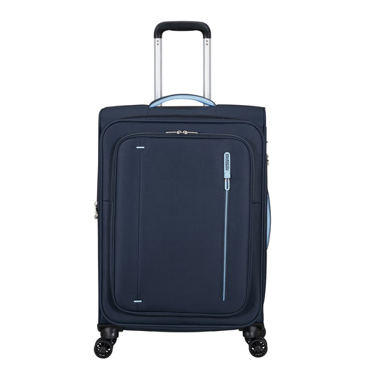 American Tourister Cloudrider  Spinner M Expandable TSA sky navy
