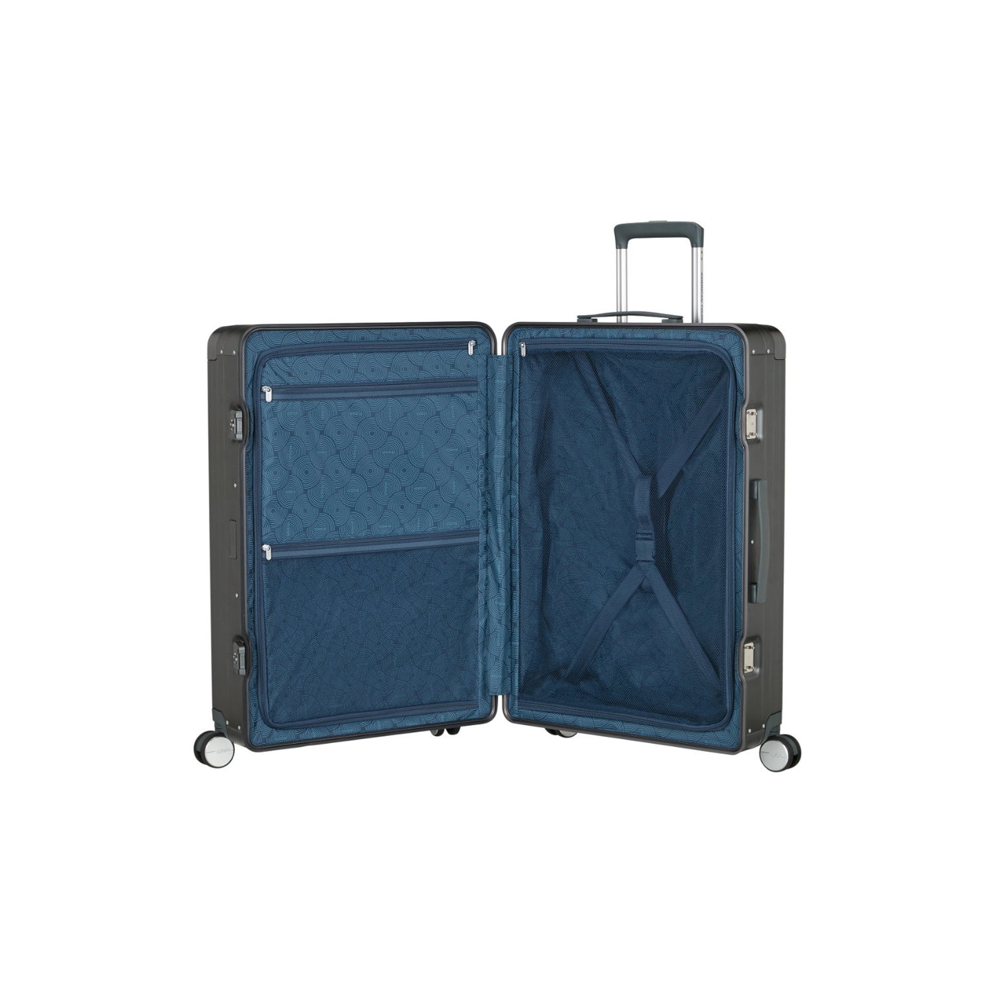 American Tourister Soundbox Alu Spinner 77/28 TSA brushed anthracite