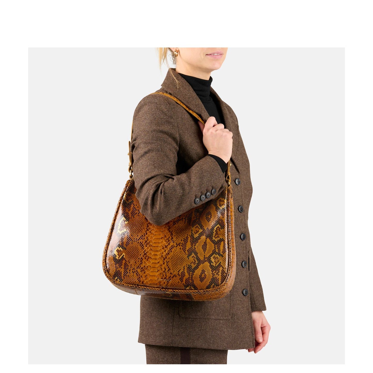 Burkely Vintage Veda Hobo python