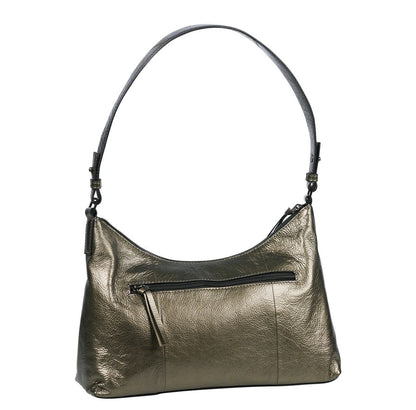 Burkely Creased Crystal Shoulderbag gun metal