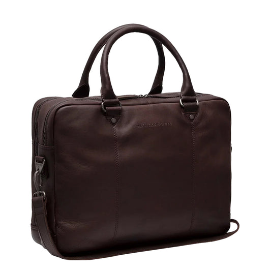 The Chesterfield Brand Boston Laptoptas 15" Shoulderbag brown