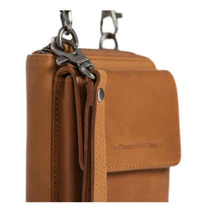 The Chesterfield Brand Malaga Shoulderbag Mobiel cognac