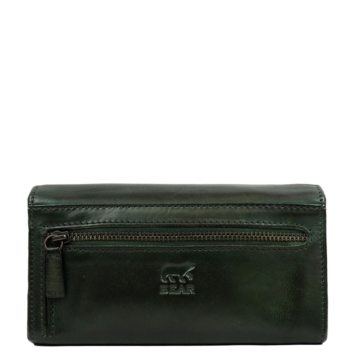 Bear Design Cow Lavato Wallet CL9918 green