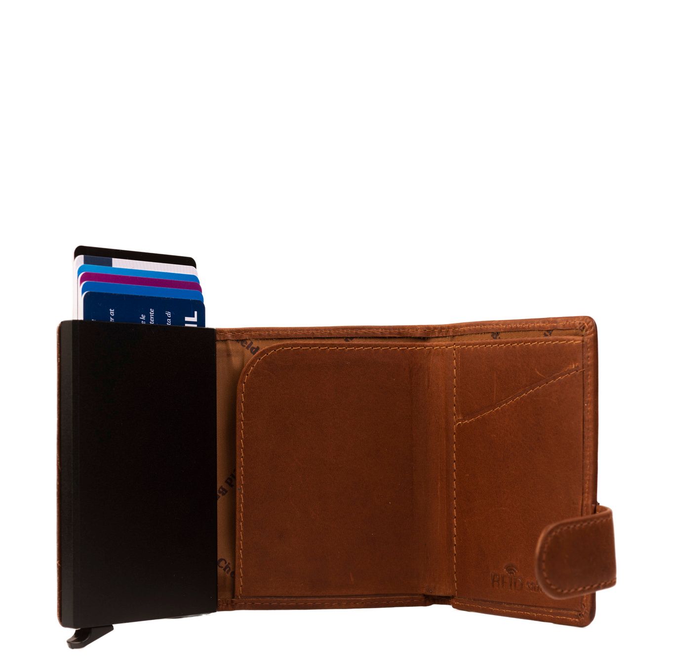 The Chesterfield Brand Leicester RFID Wallet cognac