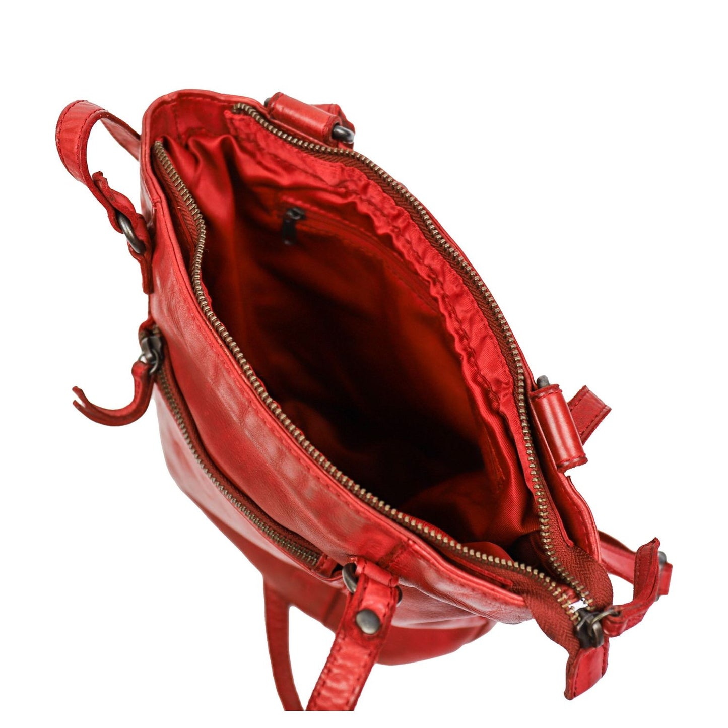 Bear Design Cow Lavato Shoulderbag red