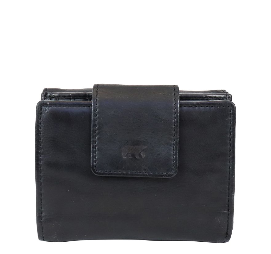 Bear Design Cow Lavato Jill Wallet CL16211 black