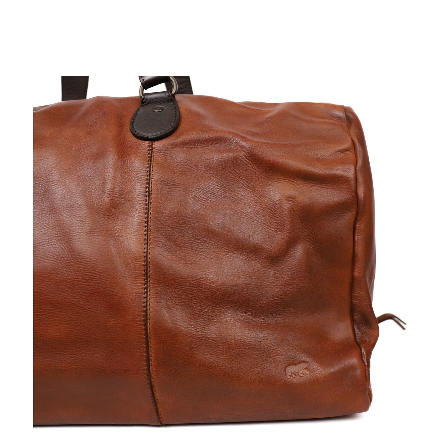 Bear Design Lucien Leather Weekendbag cognac/brown