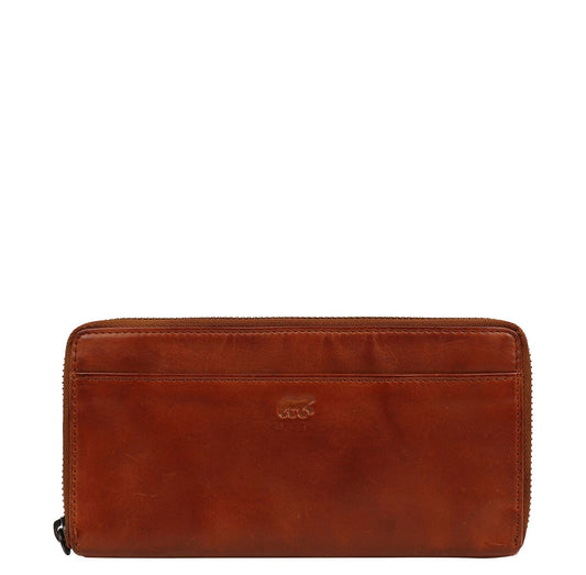 Bear Design Cow Lavato Wallet CL15882 cognac