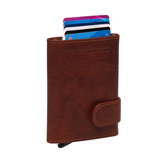 The Chesterfield Brand Mannheim RFID Wallet cognac