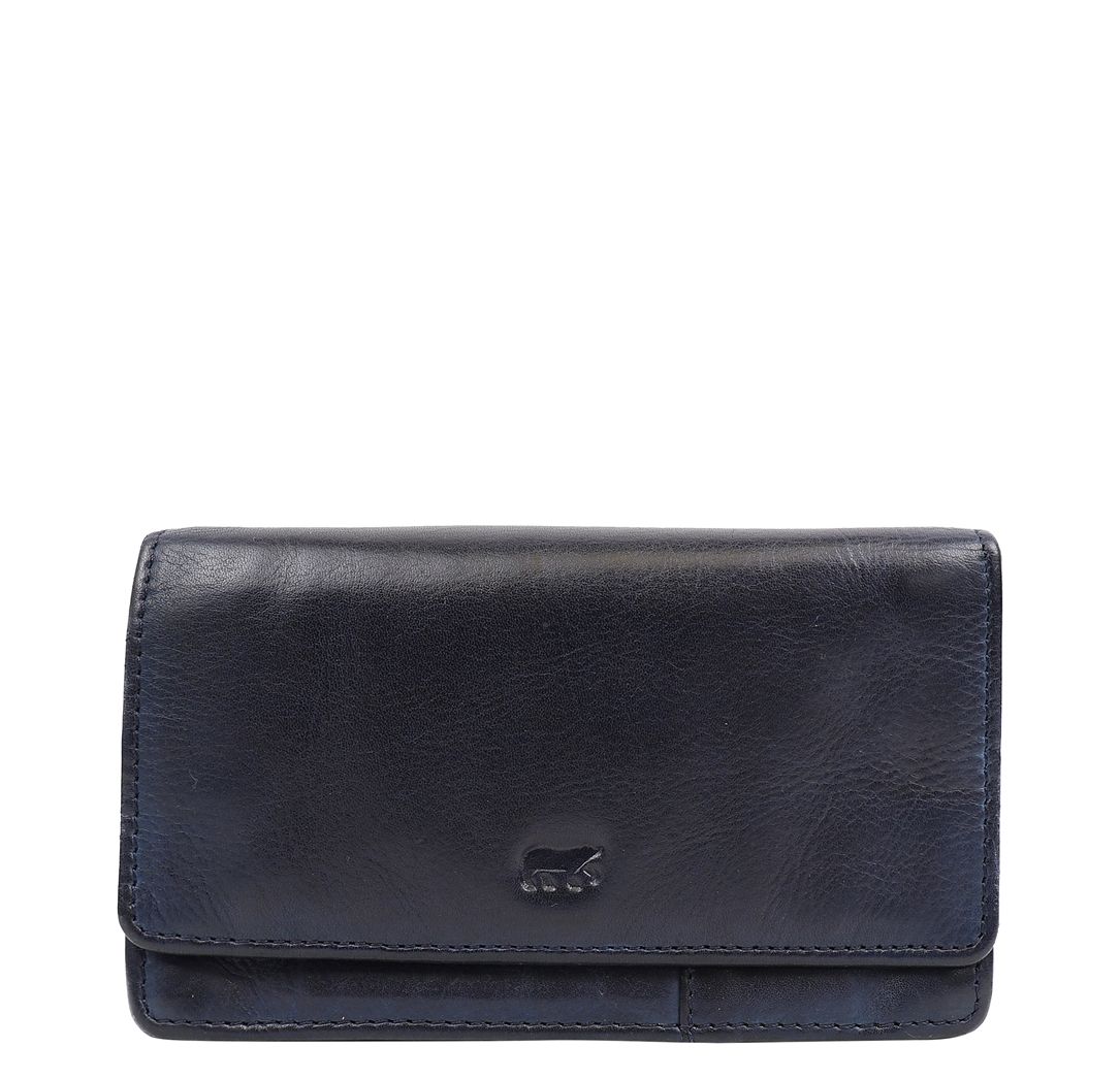 Bear Design Cow Lavato Wallet 12cc blue