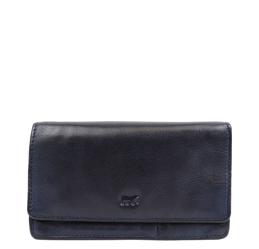 Bear Design Cow Lavato Wallet 12cc blue