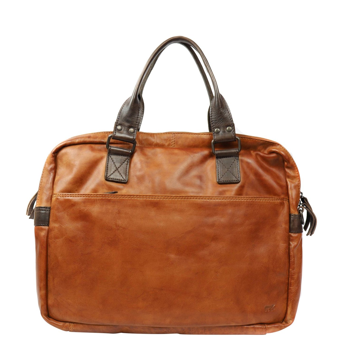 Bear Design Cow Lavato Leandro Laptopbag 15" cognac