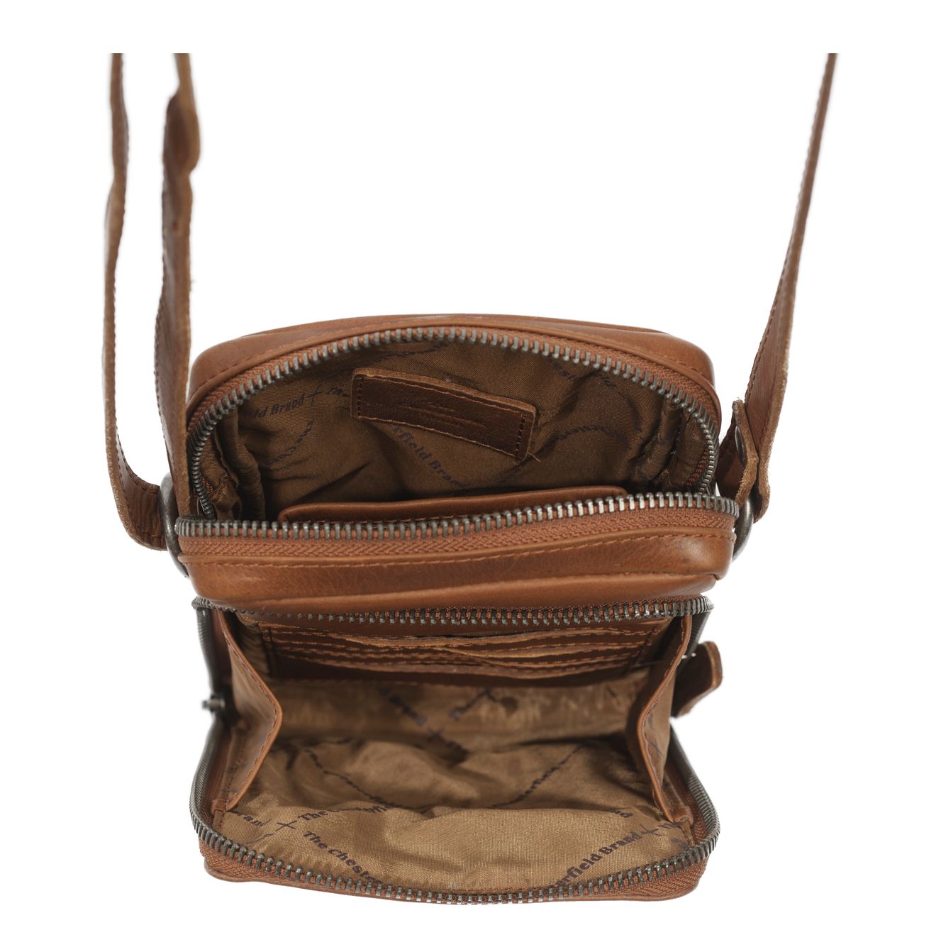 The Chesterfield Brand Hamilton Phonebag Shoulderbag cognac