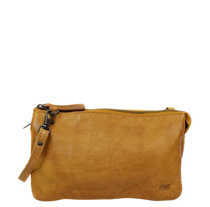 Bear Design Cow Lavato Clutch yellow