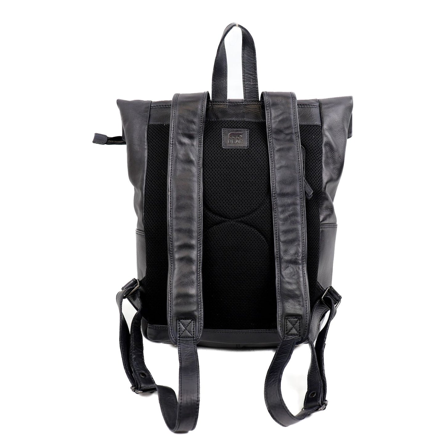 Bear Design Cow Lavato Pergola Rolltop Backpack 13" black