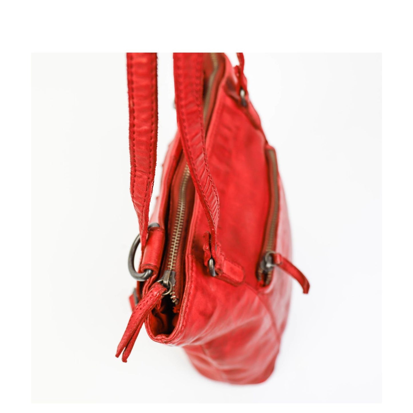 Bear Design Cow Lavato Shoulderbag red