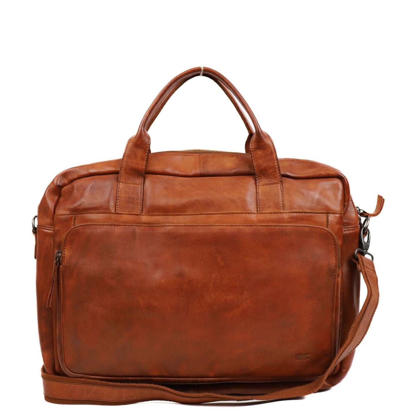 Bear Design Cow Lavato Hugo Shoulderbag cognac