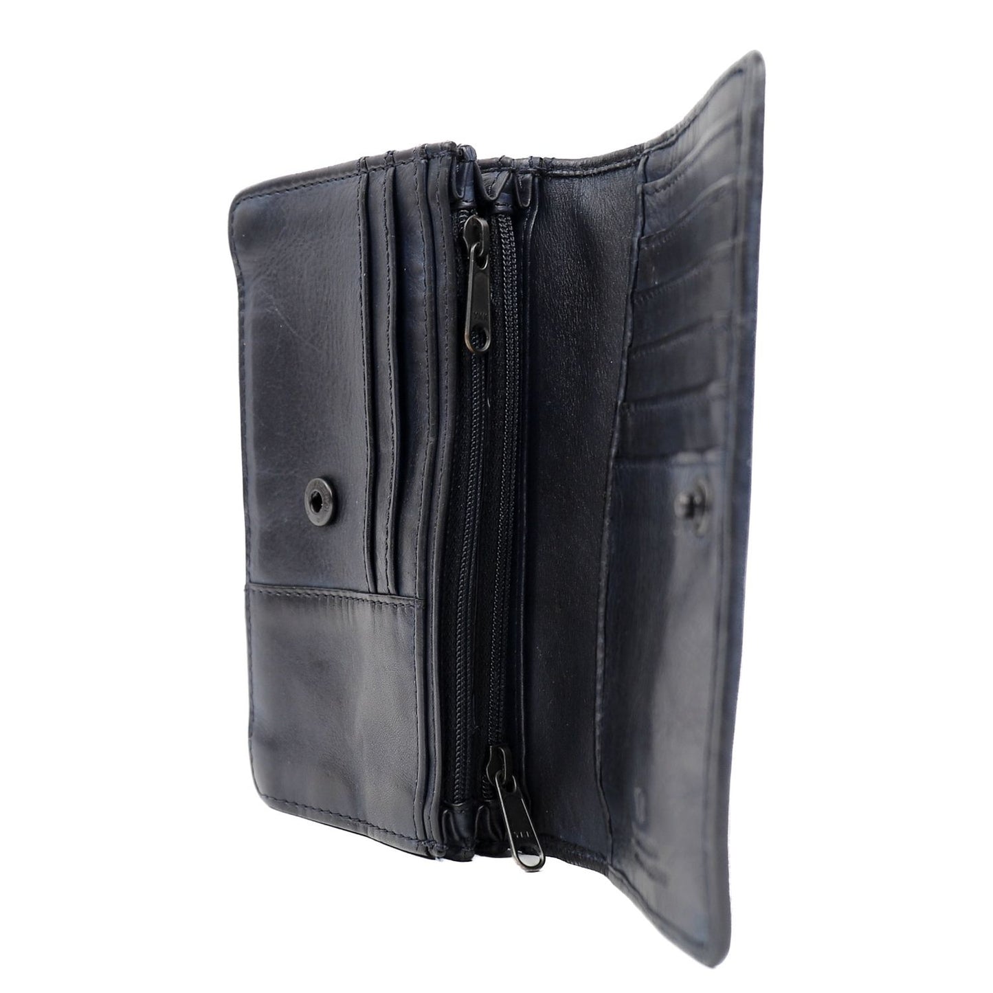 Bear Design Cow Lavato Wallet 12cc blue