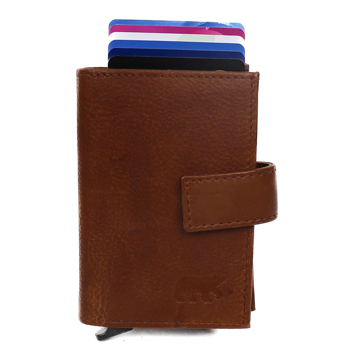 Bear Design Elsie Cardholder Wallet cognac