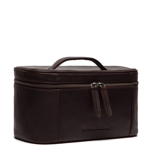 The Chesterfield Brand Limone Toilettas Waxed Pull Up brown