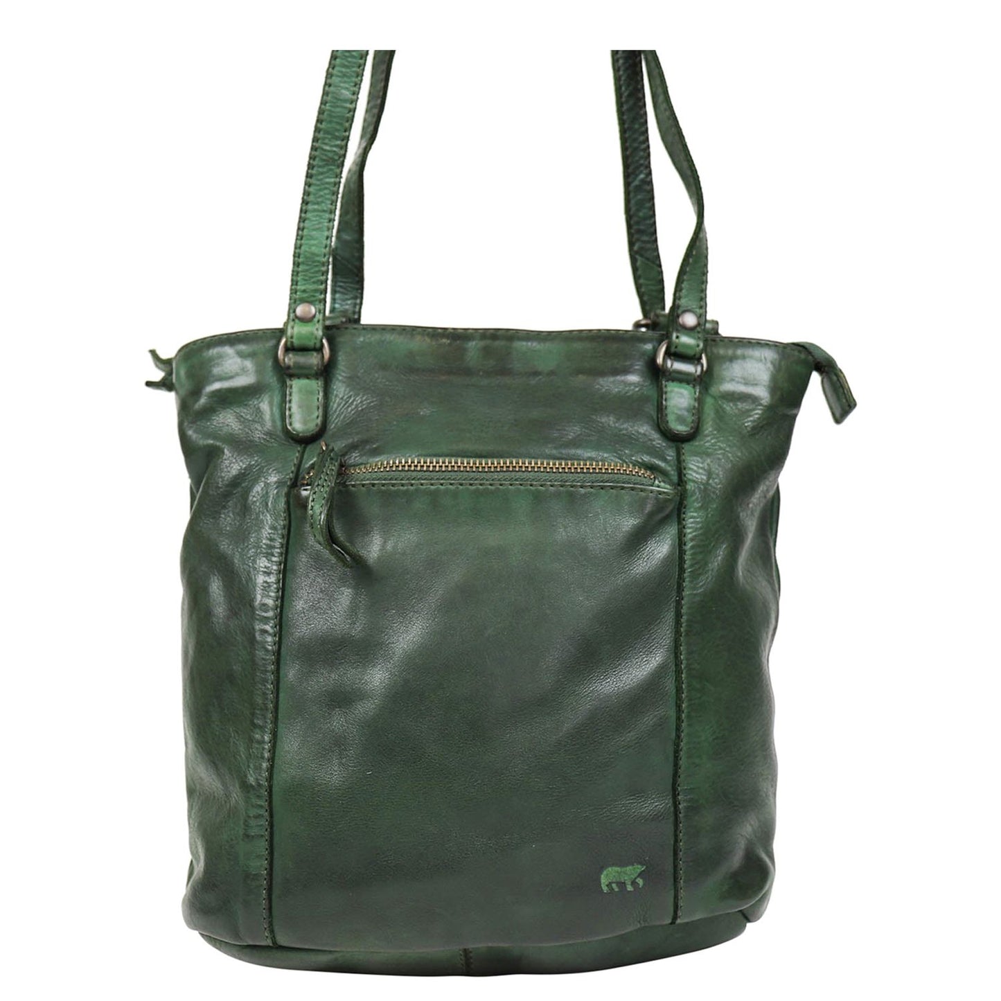 Bear Design Cow Lavato Sandy Backpack green