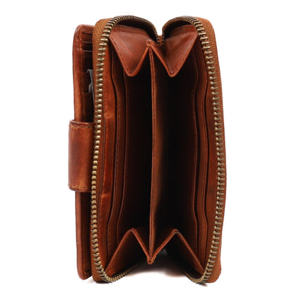 Bear Design Cow Lavato Wallet CL13550 cognac
