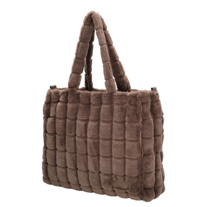 Zebra Trends Milou Shopper dark taupe