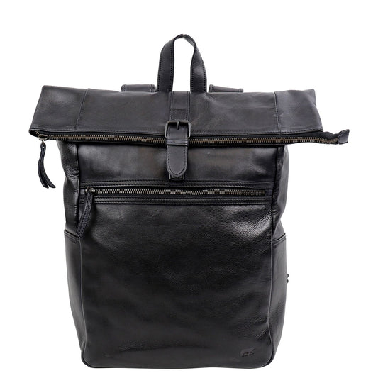 Bear Design Cow Lavato Pergola Rolltop Backpack 13" black